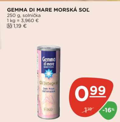 Gemma di mare morská soľ