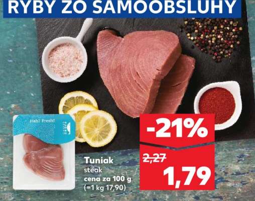 * Tuniak steak