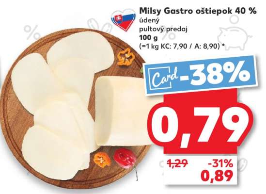 Milsy Gastro oštiepok 40 %