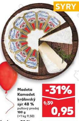 Madeta Kamadet královský syr 48 %