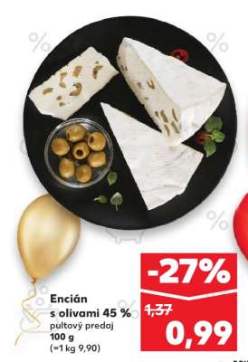 Encián s olivami 45 %