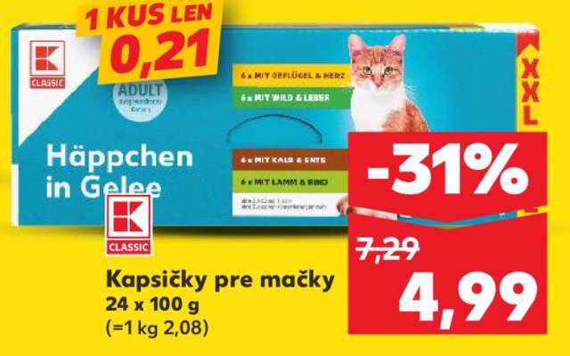 Kapsičky pre mačky