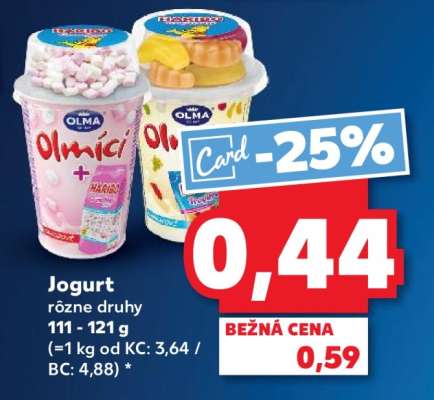 Jogurt rôzne druhy