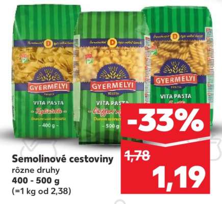 Semolinové cestoviny