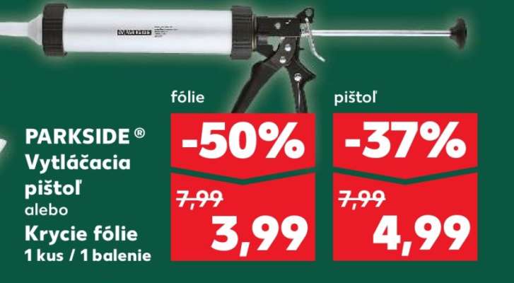 PARKSIDE® Vytláčacia pištoľ