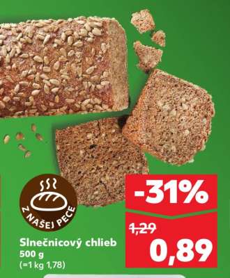 Slnečnicový chlieb