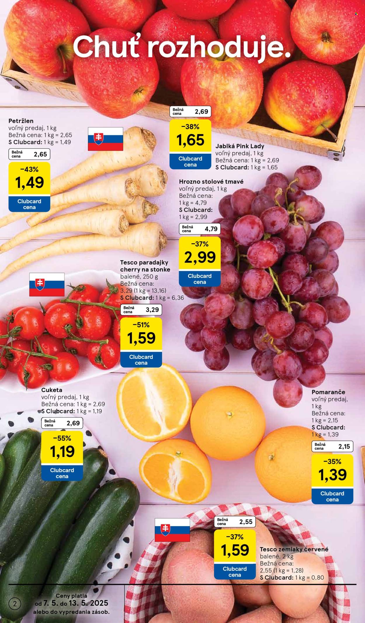 Leták TESCO supermarket - 7.5.2025 - 13.5.2025.