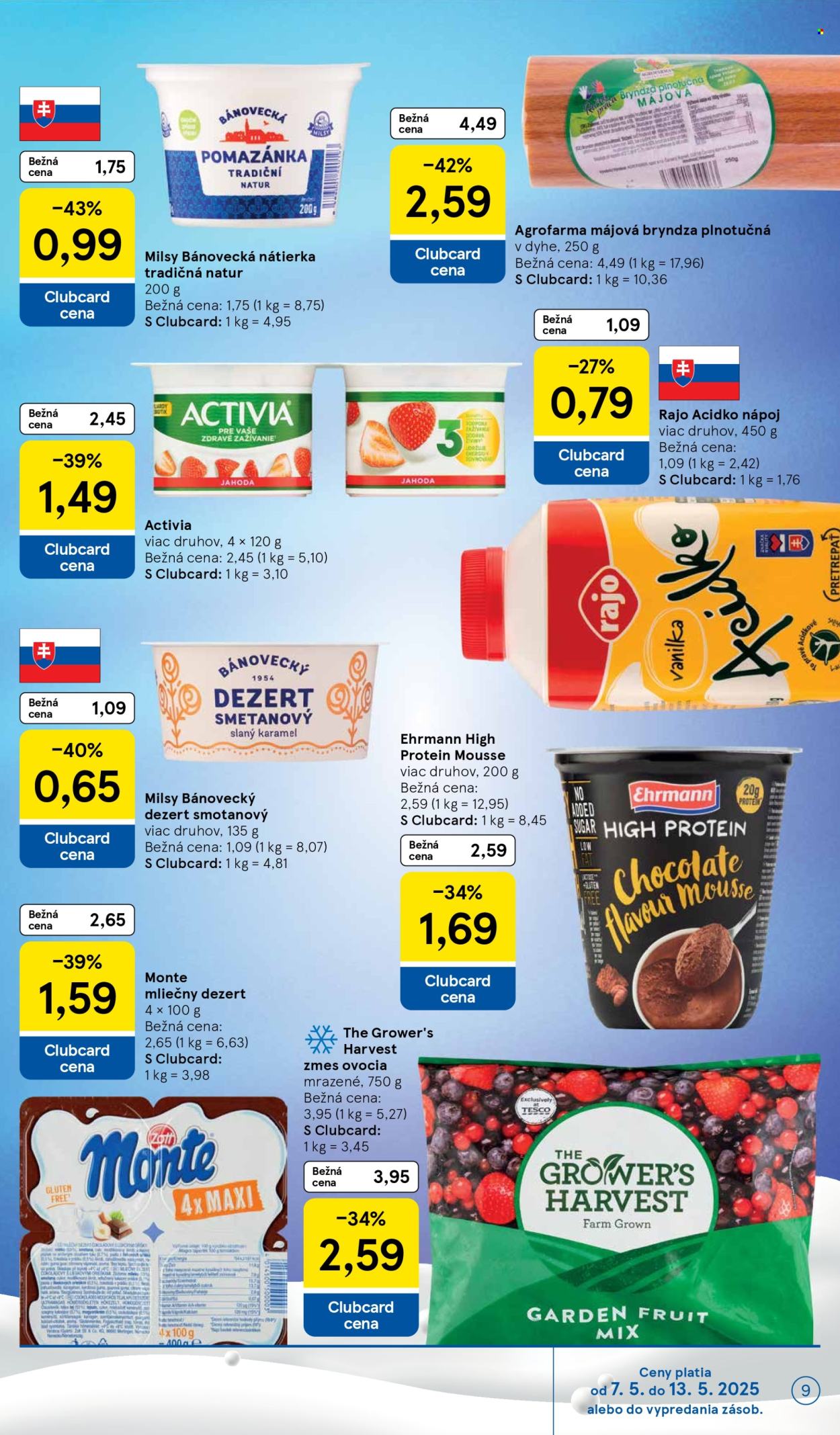Leták TESCO supermarket - 7.5.2025 - 13.5.2025.