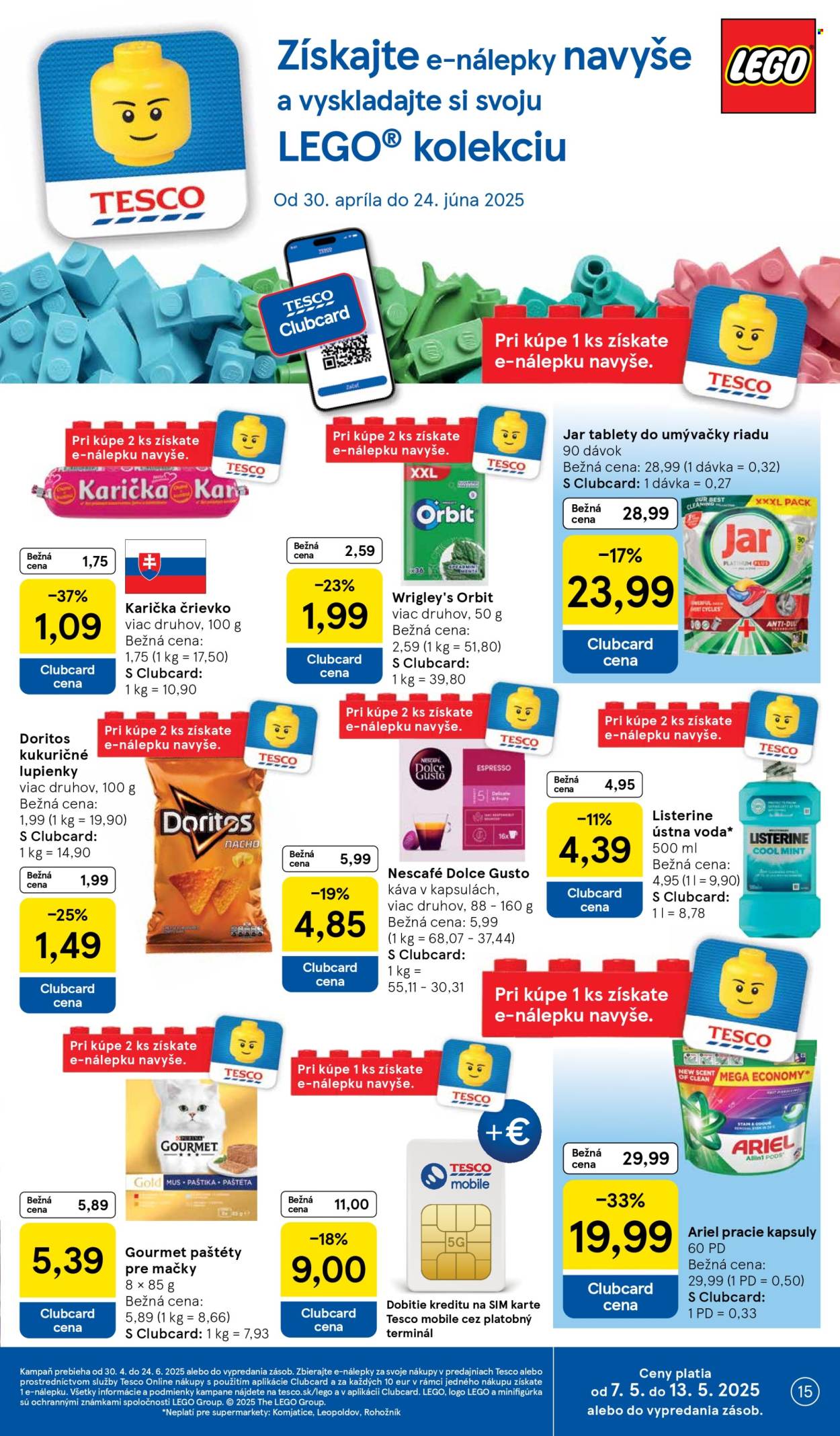 Leták TESCO supermarket - 7.5.2025 - 13.5.2025.