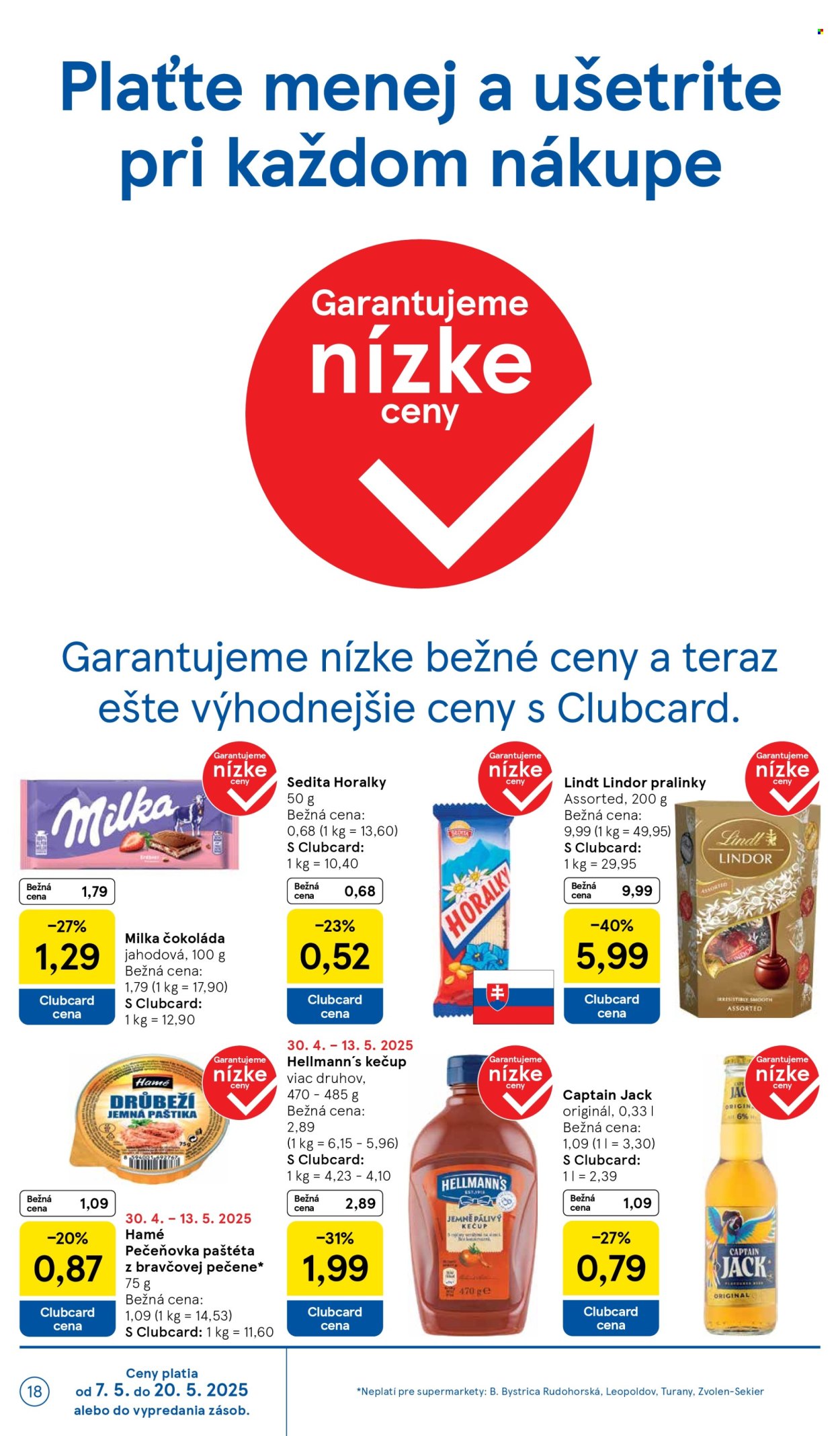 Leták TESCO supermarket - 7.5.2025 - 13.5.2025.