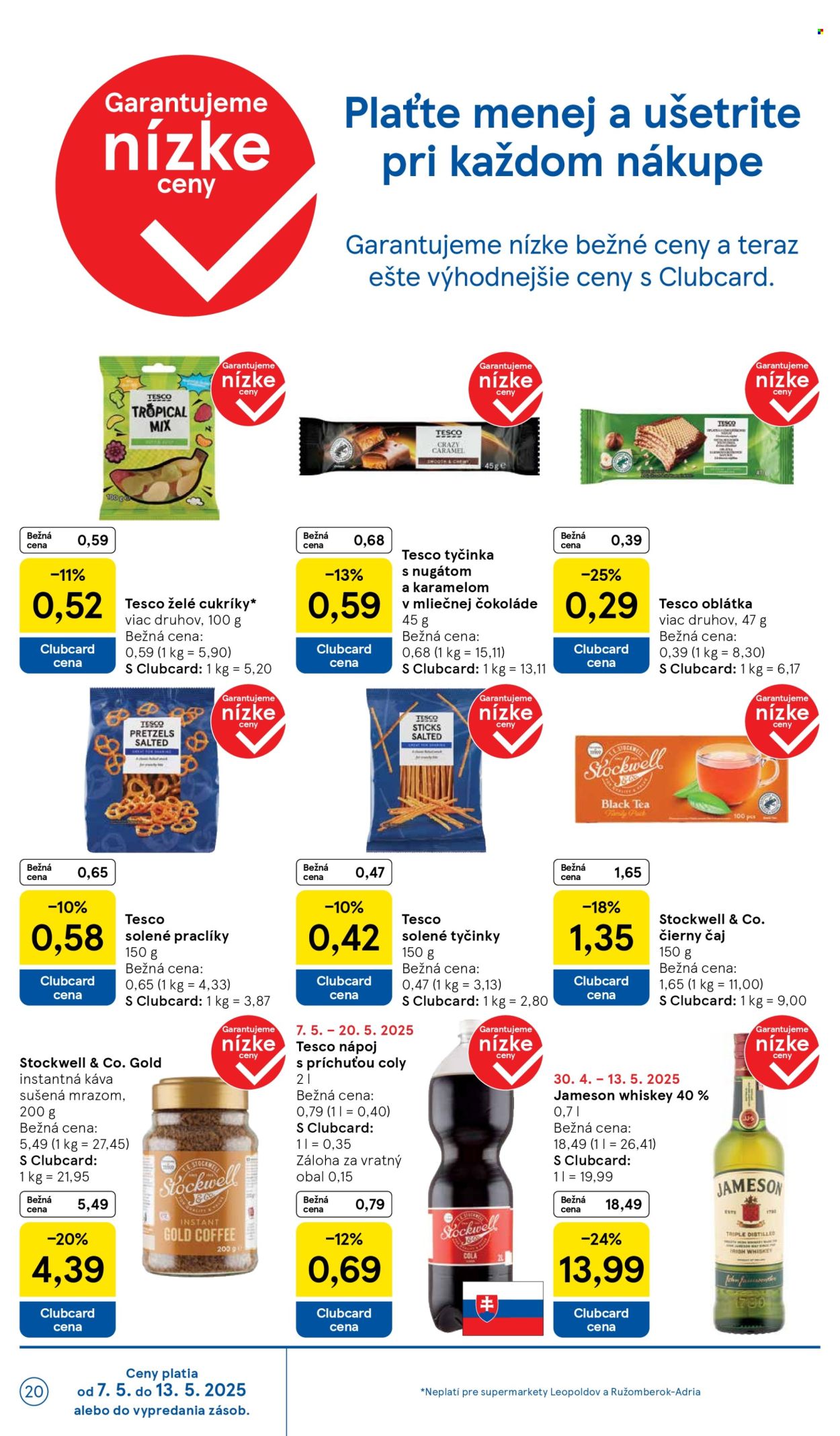 Leták TESCO supermarket - 7.5.2025 - 13.5.2025.