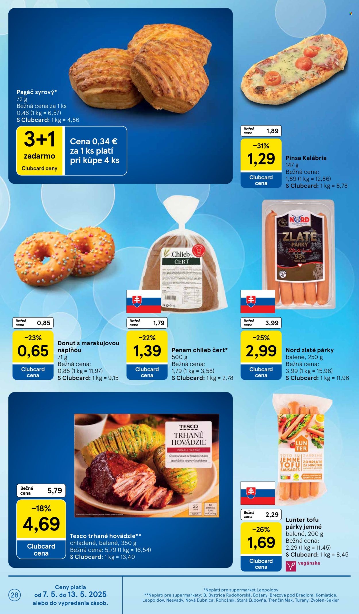 Leták TESCO supermarket - 7.5.2025 - 13.5.2025.