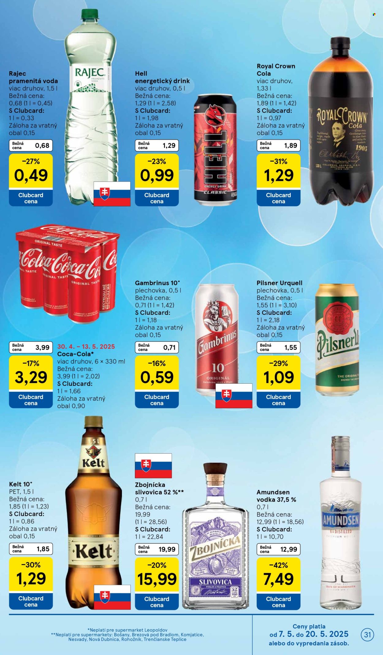 Leták TESCO supermarket - 7.5.2025 - 13.5.2025.