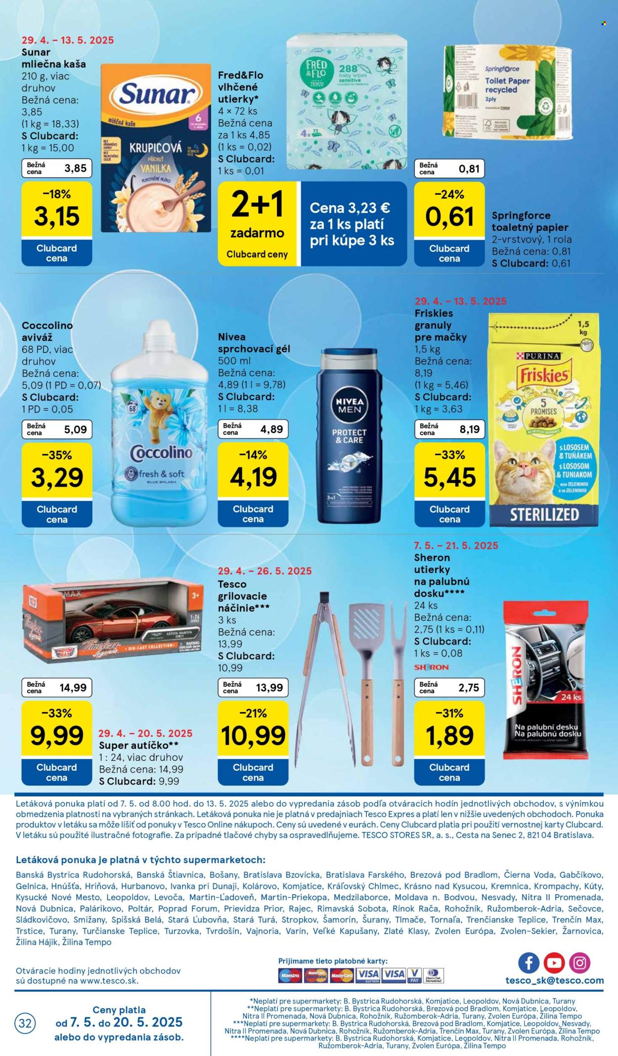 Leták TESCO supermarket - 7.5.2025 - 13.5.2025.