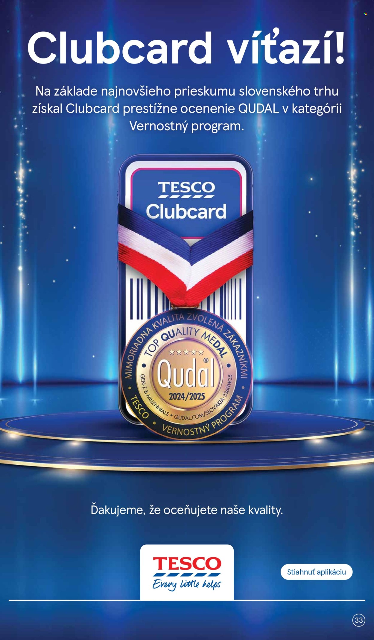 Leták TESCO supermarket - 7.5.2025 - 13.5.2025.