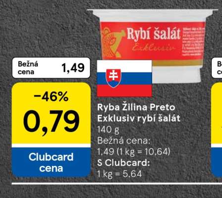 Ryba Žilina Preto Exklusiv rybí šalát