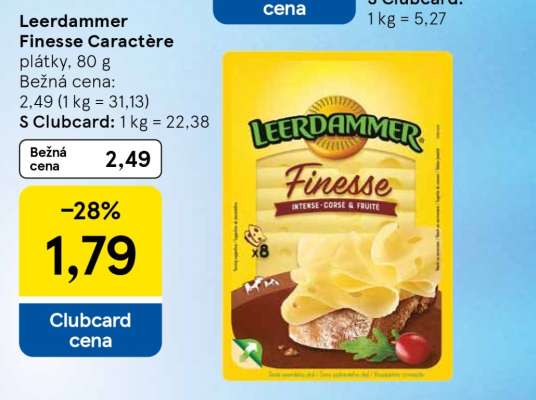Leerdammer Finesse Caractére