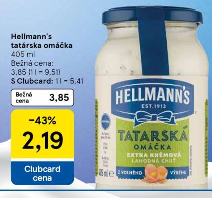HELLMANN’S Tatárska omáčka