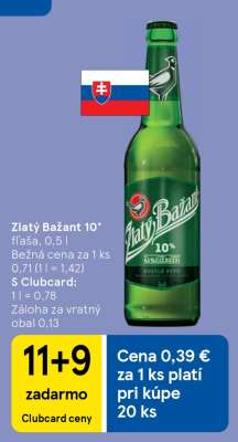 Zlatý Bažant 10%
