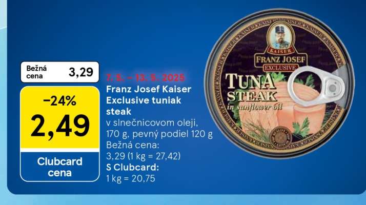Franz Josef Kaiser Exclusive tuniak steak