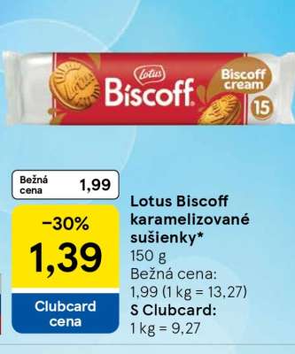 Lotus Biscoff karamelizované sušenky