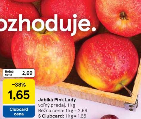 Jablká Pink Lady