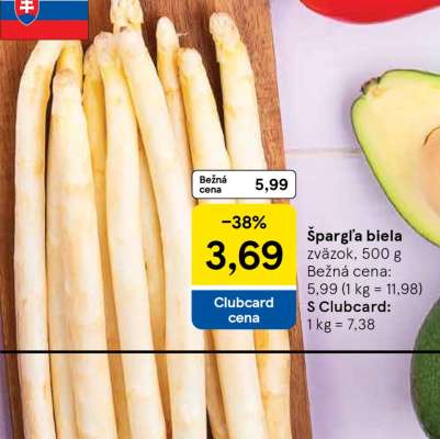 Špargľa biela