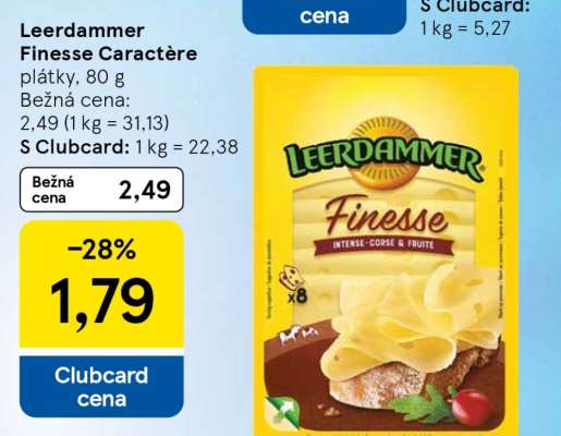 Leerdammer Finesse Caractére