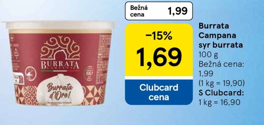 Burrata Campana syr burrata