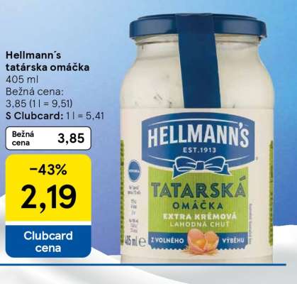HELLMANN’S Tatárska omáčka