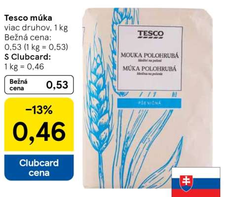 Tesco múka