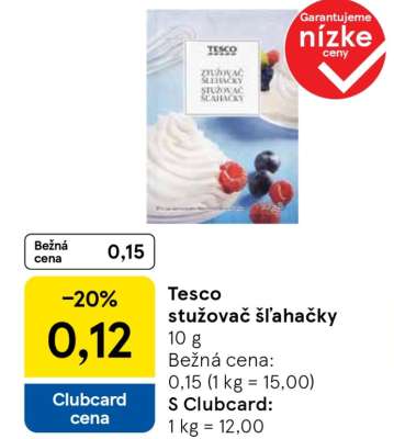Tesco stužovač šľahačky