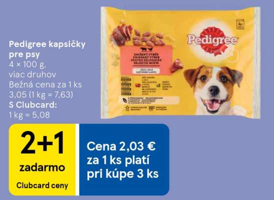 PEDIGREE Kapsičky pre psy