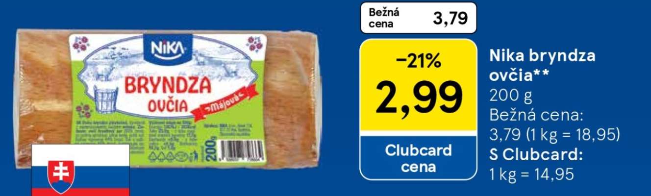 Nika bryndza ovčia