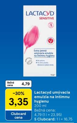 Lactacyd umývacia emulzia na intímnu hygienu