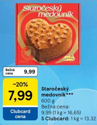 Staročeský medovník