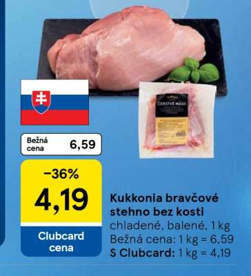 Kukkonia bravčové stehno bez kosti