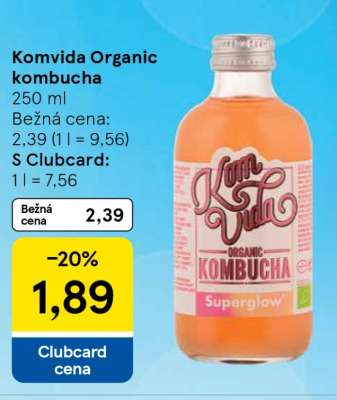 Komvida Organic kombucha