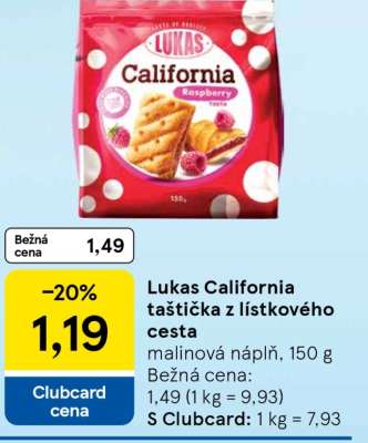 Lukas California taštička z lístkového cesta