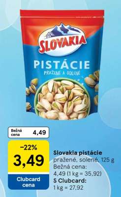 Slovakia pistácie