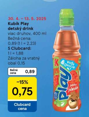 Kubík Play detský drink