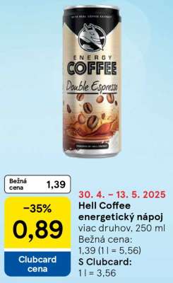 Hell Coffee energetický nápoj