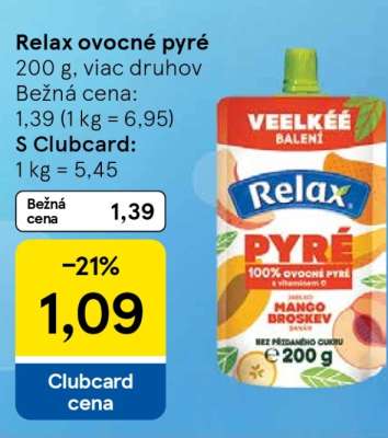 Relax Ovocné pyré