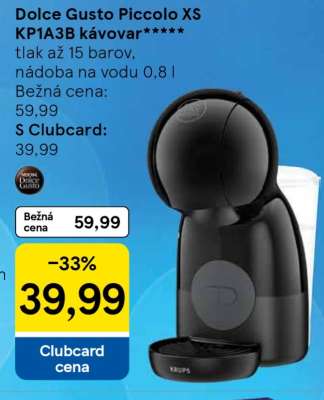 Dolce Gusto Piccolo XS KP1A3B kávovar