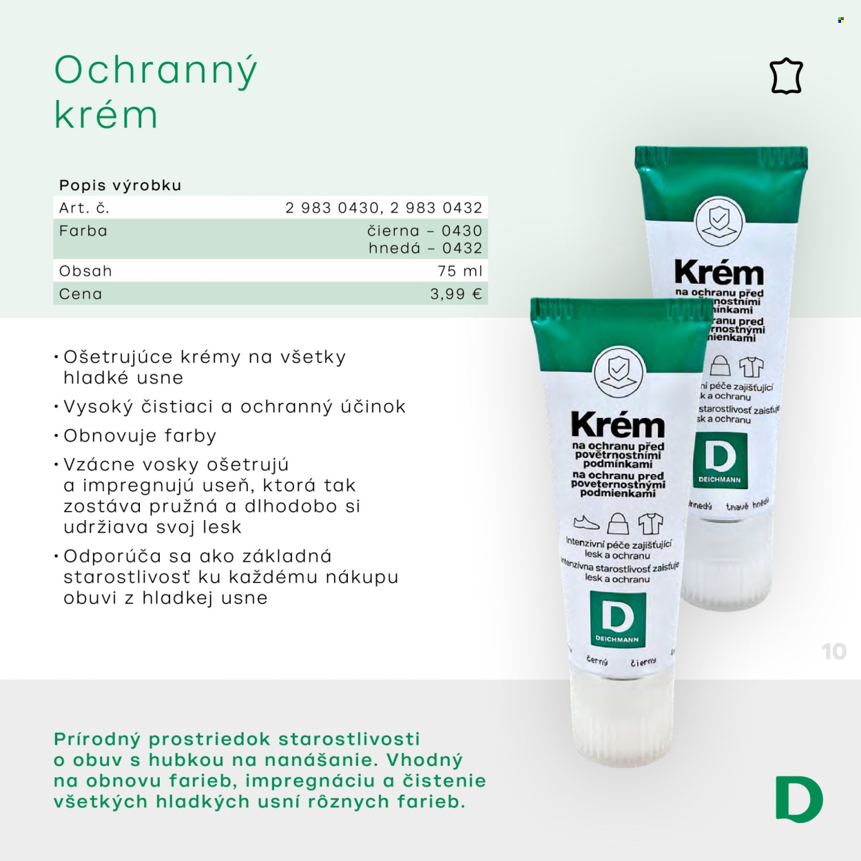 Leták Deichmann.