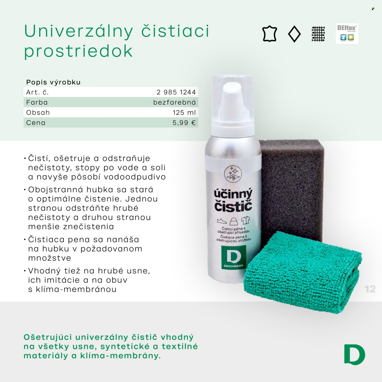 Leták Deichmann.