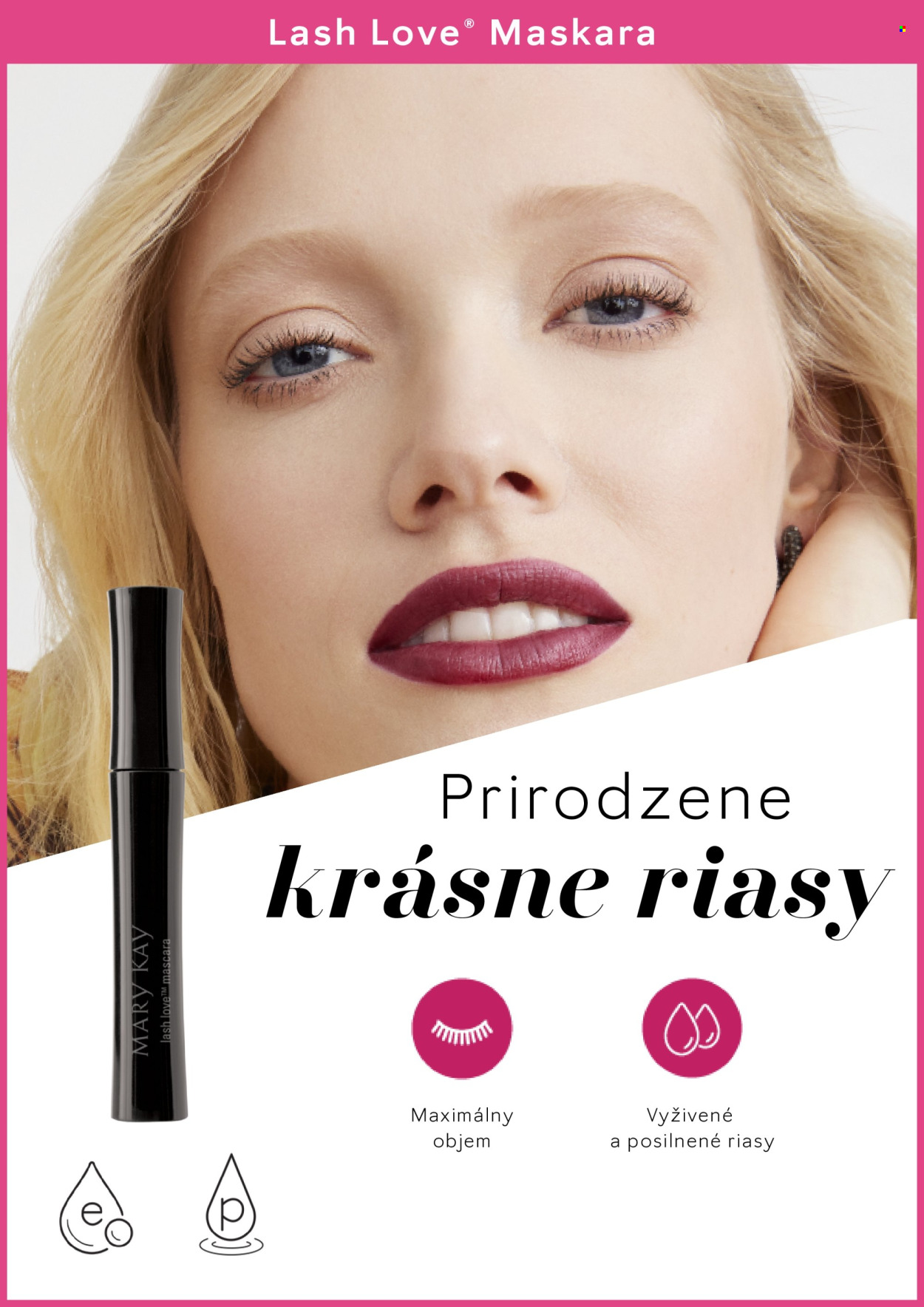 Leták Mary Kay.