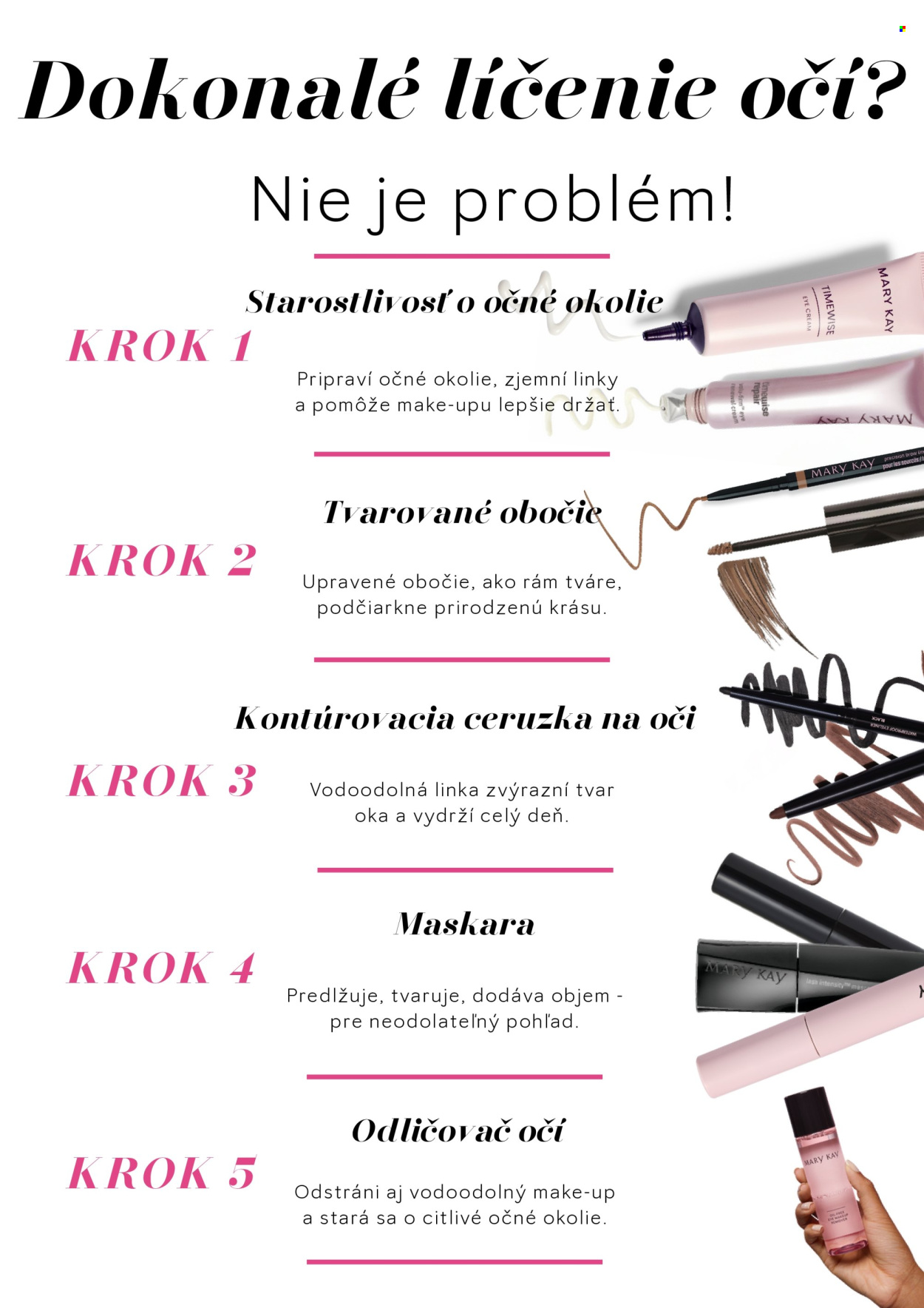 Leták Mary Kay.