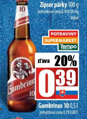 Gambrinus 10%