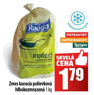 Zmes kuracia polievková hlbokozmrazená 1 kg